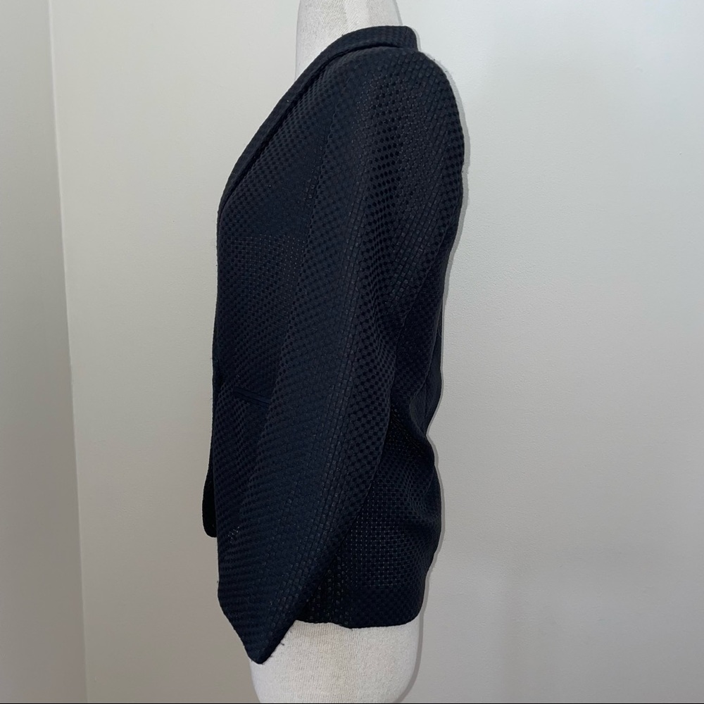 SANDRO paris  $590 black Verica textured blazer size 36 small - Picture 3 of 13